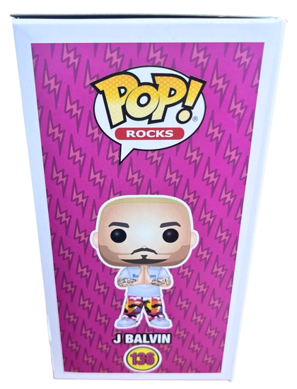 J Balvin Signed Funko Pop