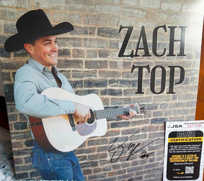 Zach Top Signed Vinyl