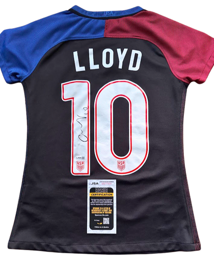 Carli Lloyd Signed USA Soccer Nike Black Jersey