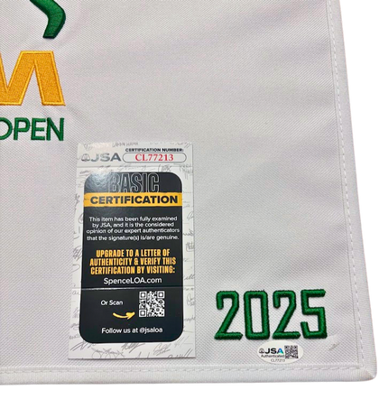 Brooks Koekpa Signed Waste Management Golf Flag