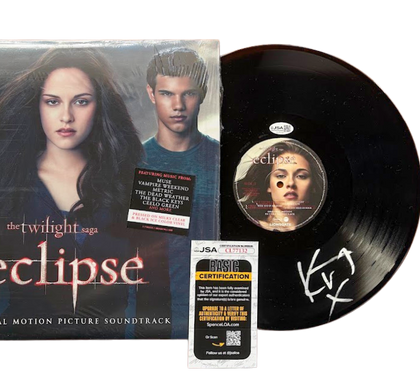 Kristen Stewart "The Twilight Saga: Eclipse" Movie Soundtrack Signed Vinyl Disc + Vinyl Record
