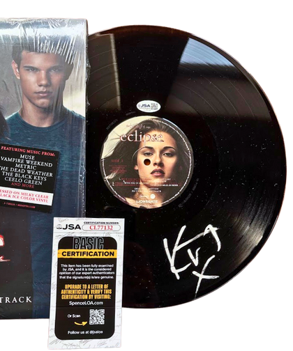 Kristen Stewart "The Twilight Saga: Eclipse" Movie Soundtrack Signed Vinyl Disc + Vinyl Record