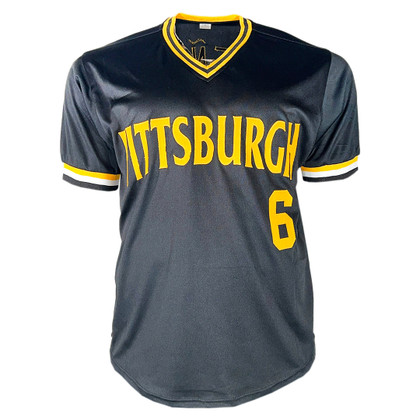 Tony Pena Signed Pittsburgh Black Baseball Jersey (JSA)