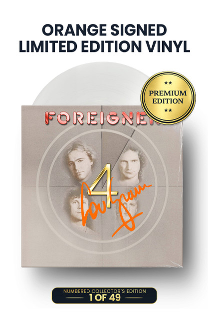 4 (signed by Lou Gramm)