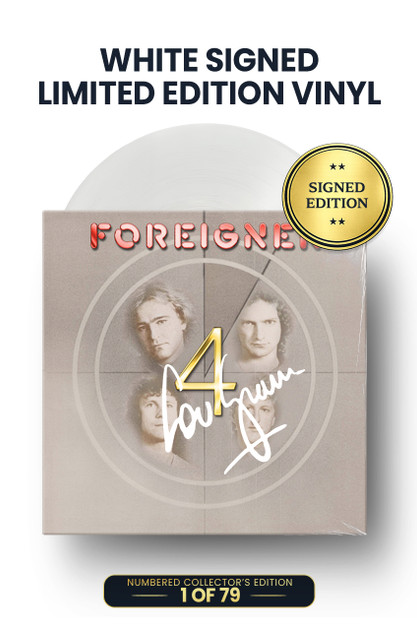 4 (signed by Lou Gramm)