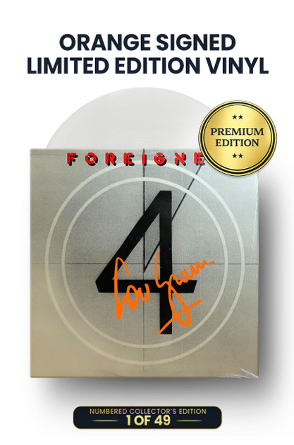 4 (signed by Lou Gramm)