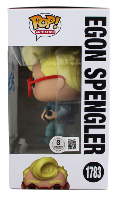 Maurice LaMarche Ghostbusters Signed Egon #1783 Funko Pop Figure BAS #BT64472