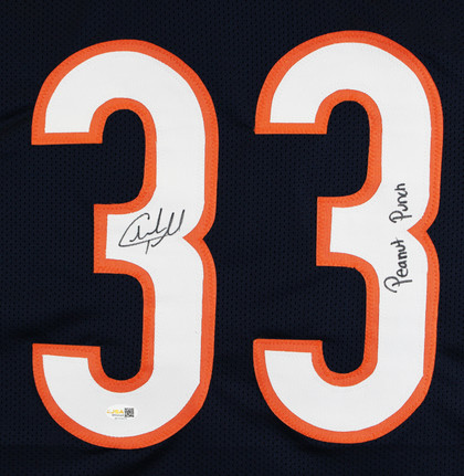 Charles Tillman "Peanut Punch" Signed Navy Pro Style Jersey JSA Witness