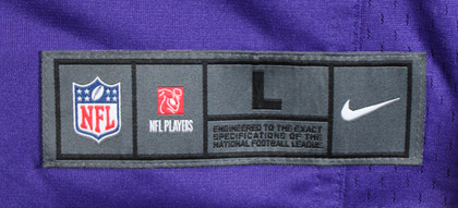 Vikings Jared Allen "6x Insc" Signed Purple Nike Limited Jersey BAS Witnessed