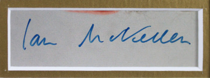 Ian McKellen & Viggo Mortensen Lord of the Rings Signed Framed Display BAS