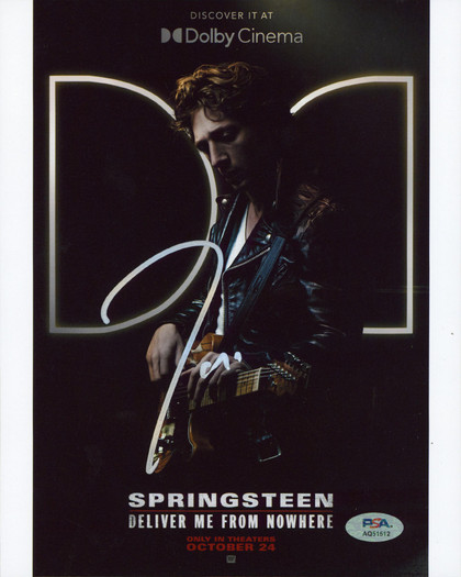 Jeremy Allen White Springsteen Authentic Signed 8x10 Photo PSA/DNA #AQ51512