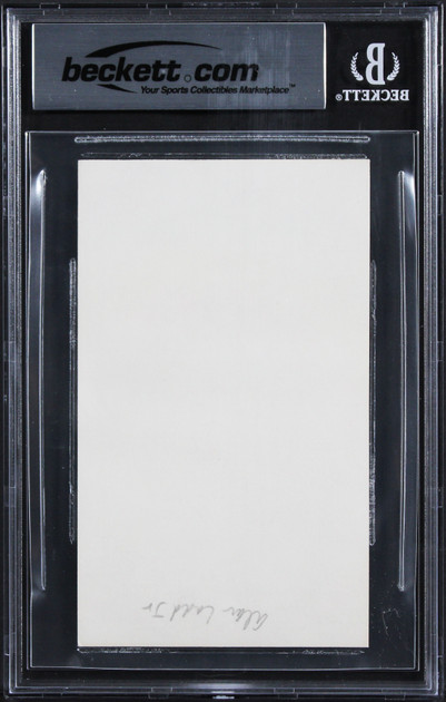 Art Linkletter House Party Authentic Signed 3x5 Index Card BAS Slabbed