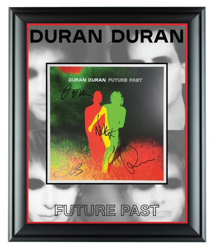Duran Duran Signed Future Past Album Lp Cd Framed Display