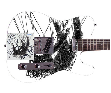 Korn Signed Autographed The Nothing Album CD Custom Graphics Photo Guitar ACOA