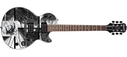 Korn Signed Gibson Epiphone The Nothing Cd Album Graphics Guitar ACOA Version 2