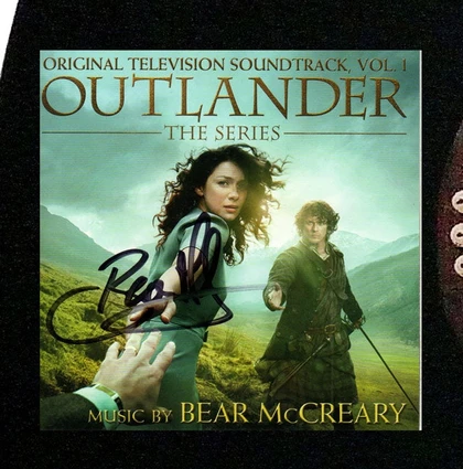 Bear McCreary Autographed CD Cover 12 String Acoustic Guitar
