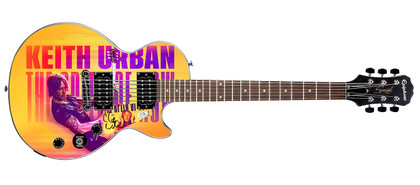 Keith Urban The Speed of Now LP CD Autographed  Graphics Gibson Epiphone Guitar ACOA