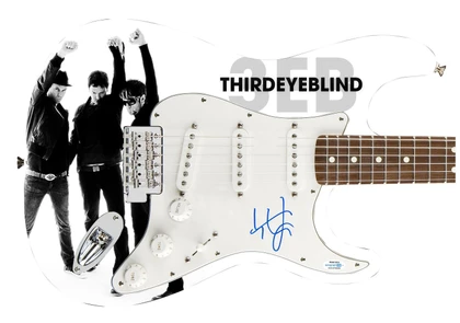 Third Eye Blind Stephen Jenkins Autographed Album Cd Photo Graphics Guitar Version 1