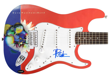 Dave Matthews Band Signed Autographed Crash Album CD Custom Graphics Guitar