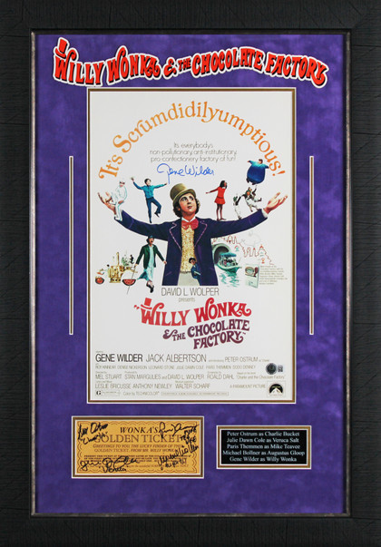 (5) Wilder, Ostrum, Cole, Themmen & Bollner  Signed Framed Display BAS #BU55064