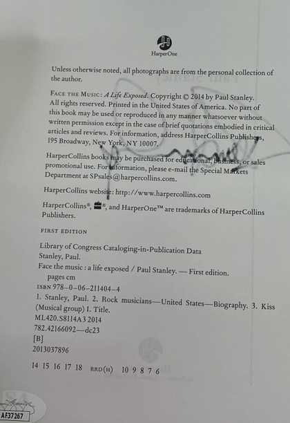 Face the Music: A Life Exposed