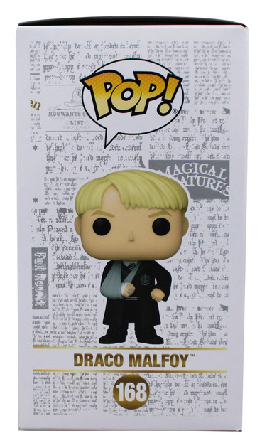 Tom Felton Harry Potter Signed Draco Malfoy #168 Funko Pop Vinyl Figure BAS