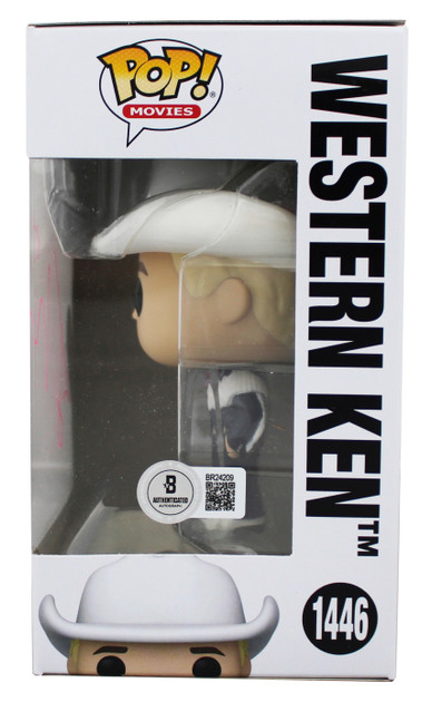 Ryan Gosling Barbie Signed Western Ken #1446 Funko Pop Vinyl Figure BAS #BR24209