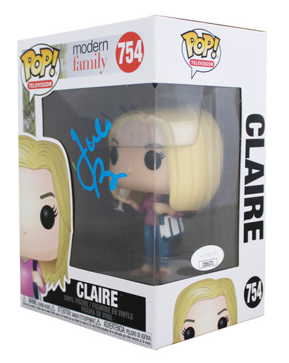 Julie Bowen Modern Family Signed Claire #754 Funko Pop Vinyl Figure JSA #CD06272