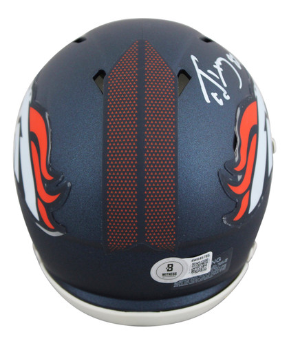 Broncos Ed McCaffrey Authentic Signed Speed Mini Helmet BAS Witnessed 2