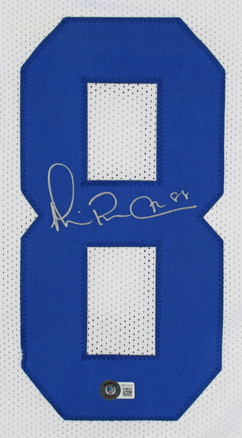 Michael Irvin Authentic Signed White Pro Style Jersey BAS Witnessed 2