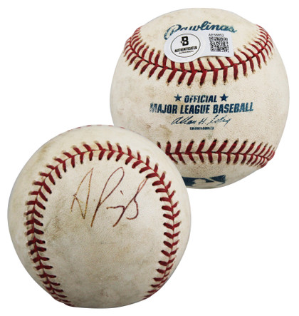 Cardinals Albert Pujols Signed Game Used Allen Selig OML Baseball BAS #AE56852