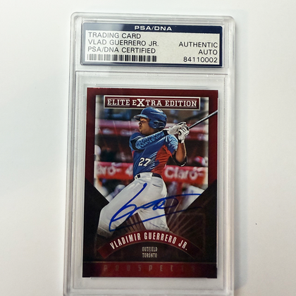 Vladimir Guerrero Jr Signed 2015 Panini #169 PSA Auto Authentic