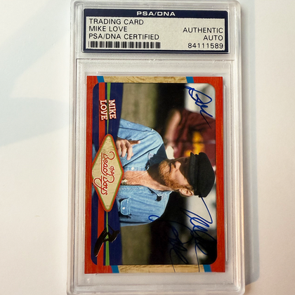 Mike Love Beach Boys Signed 2013 Panini #72 PSA Auto Authentic