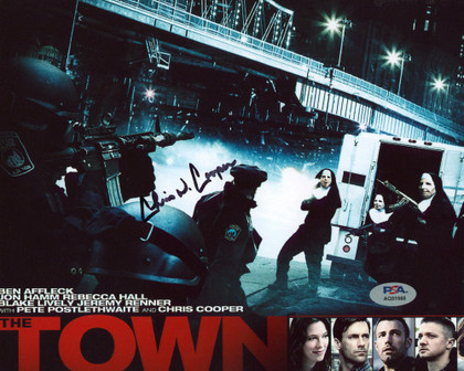 Chris Cooper The Town Authentic Signed 8x10 Horizontal Photo PSA/DNA 3