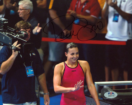 Rebecca Soni USA Swimming Authentic Signed 8x10 Horizontal Photo PSA/DNA 1
