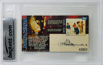 Anthony Daniels W/Insc Trading card