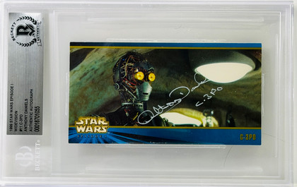 Anthony Daniels W/Insc Trading card