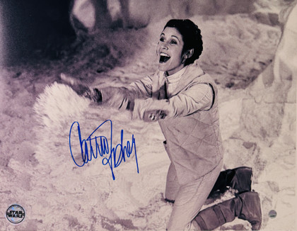 Carrie Fisher OFFICIAL Lucas Film 11x14 (steiner cert)