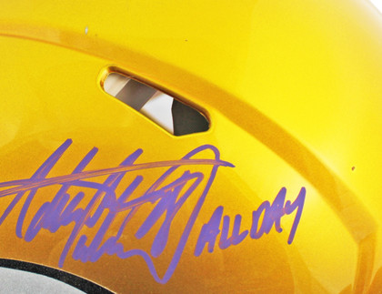 Vikings Adrian Peterson "All Day" Signed F/S Speed Proline Helmet BAS W #WS10355