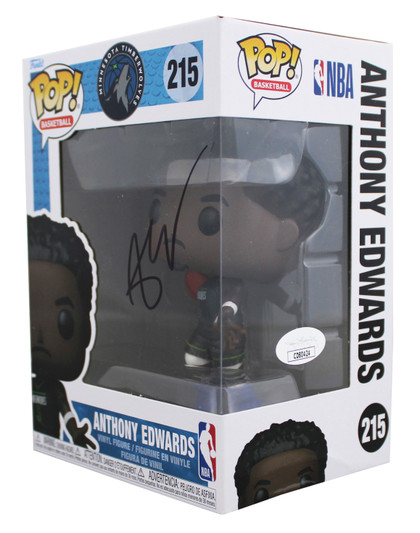 Timberwolves Anthony Edwards Signed #215 Funko Pop Vinyl Figure