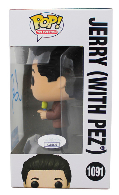 Jerry Seinfeld Signed Jerry (With Pez) #1091 Funko Pop Vinyl Figure JSA #CD80426