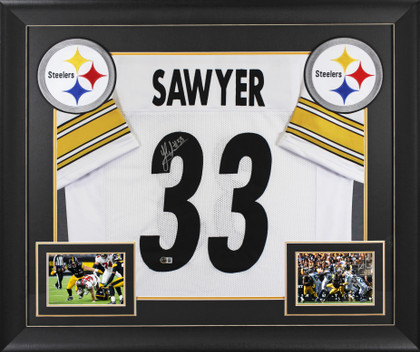 Jack Sawyer Authentic Signed White Pro Style Framed Jersey BAS Witnessed