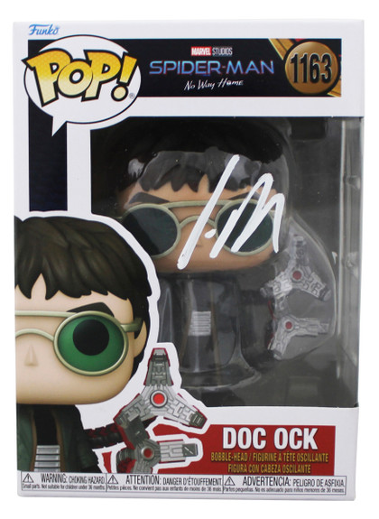 Alfred Molina Spiderman Signed Doc Ock #1163 Funko Pop Vinyl Figure JSA #AS72572