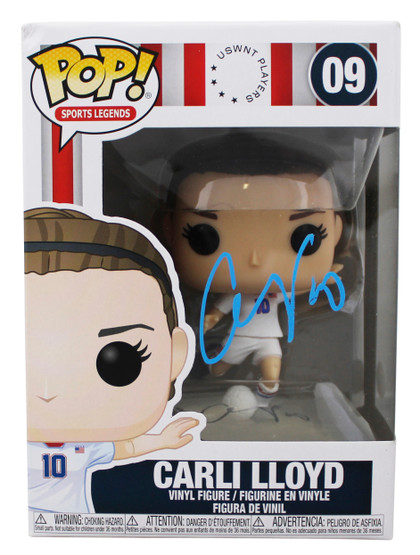 Carli Lloyd USA Soccer Authentic Signed #09 Funko Pop Vinyl Figure JSA #CE80205