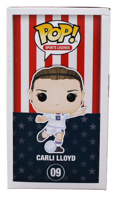 Carli Lloyd USA Soccer Authentic Signed #09 Funko Pop Vinyl Figure JSA #CE80205