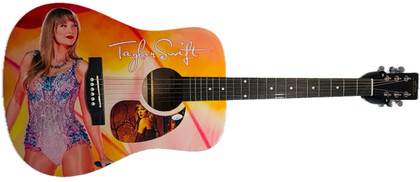 TAYLOR SWIFT – Custom "Eras Tour" Signed Guitar