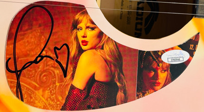 TAYLOR SWIFT – Custom "Eras Tour" Signed Guitar