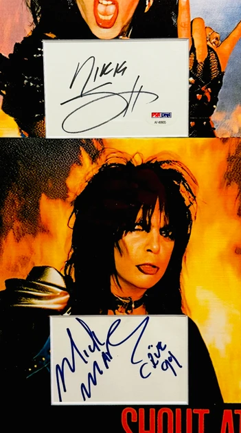 MÖTLEY CRÜE – Multi-Signed Framed "Shout at the Devil" Tribute