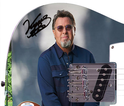 Vince Gill Signed Autographed Graphics Photo Guitar ACOA Version 2
