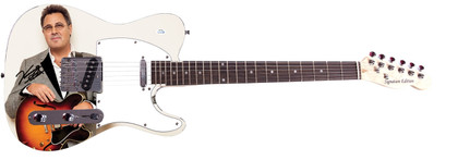 Vince Gill Signed Autographed Graphics Photo Guitar ACOA Version 4